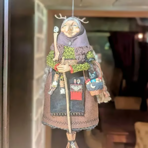 Final 3 Hours: 60%OFF🔥🧙Handmade Kitchen Witch Doll