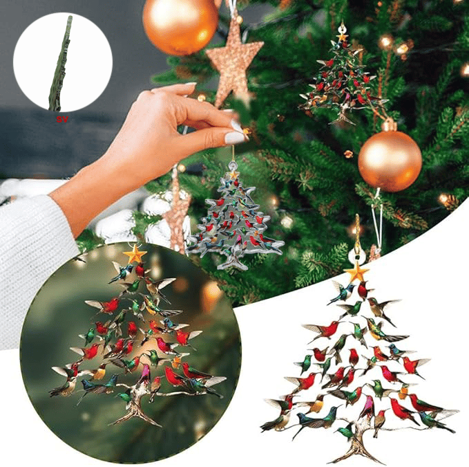🔥2025 New Release 50% OFF - 🐦🎄Hummingbird Christmas Ornament✨(Same as in the video)
